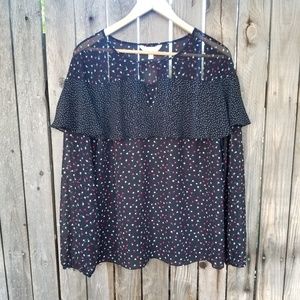 Lauren conrad   blouse  size large